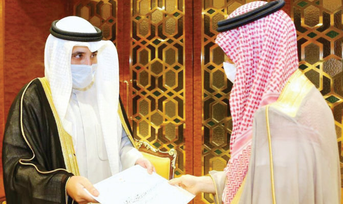 King Salman receives message from Kuwait’s emir