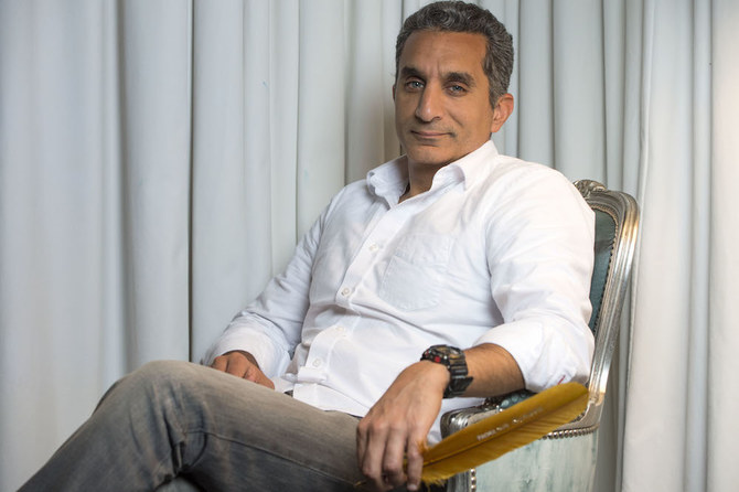 Egypt’s Bassem Youssef makes ‘healthy’ television comeback with Asharq News