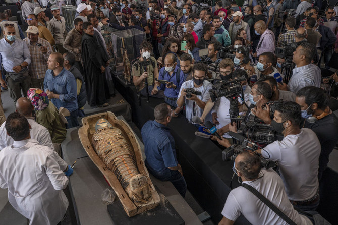 Egypt finds treasure trove of over 100 sarcophagi