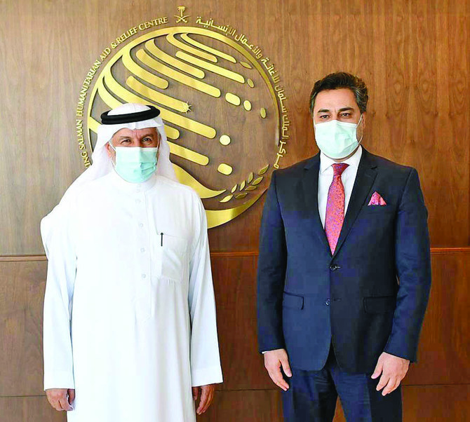KSRelief chief meets Afghan envoy in Riyadh