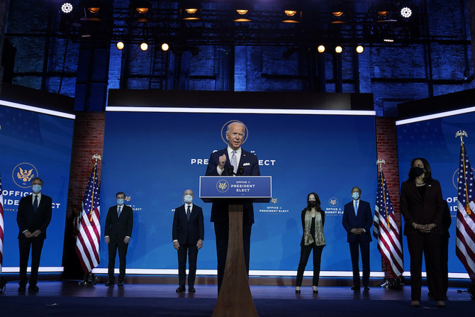 Joe Biden introduces security team 'ready to lead the world'