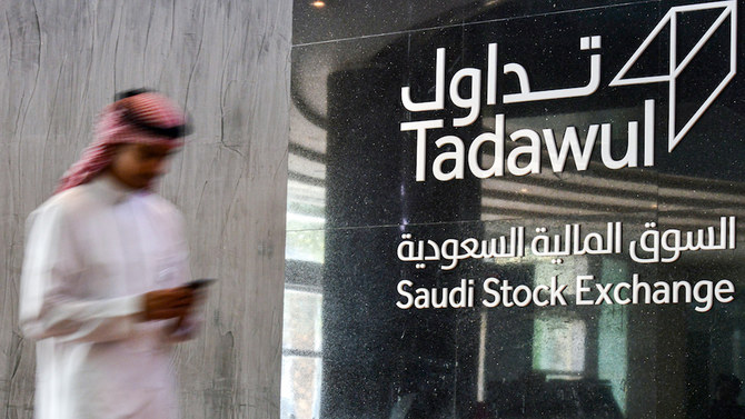 Saudi equities ended the session Thursday, Dec 10, 2020, with the benchmark Tadawul All Share Index (TASI) down by 0.2 percent, or 16 points, to close at 8,644. (AFP/File Photo)