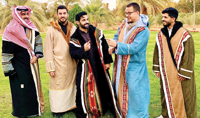 The traditional Bedouin coat is a Saudi’s best friend in the cold December nights 