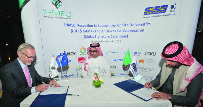 Saudi Arabia, Finland sign deal to promote ‘indoor hygiene solutions’
