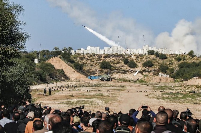 Gaza forces fire rockets to mark Israel conflict anniversary
