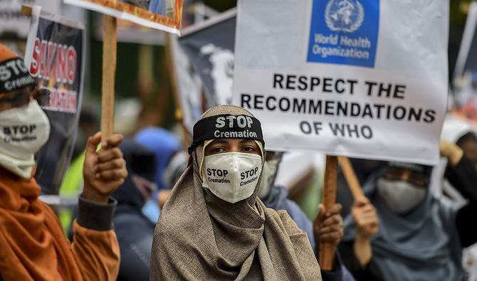 Outcry in Sri Lanka over cremation of Muslim coronavirus victims