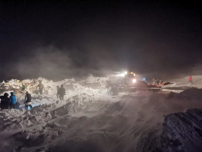 Avalanche kills three at Russian Arctic ski resort