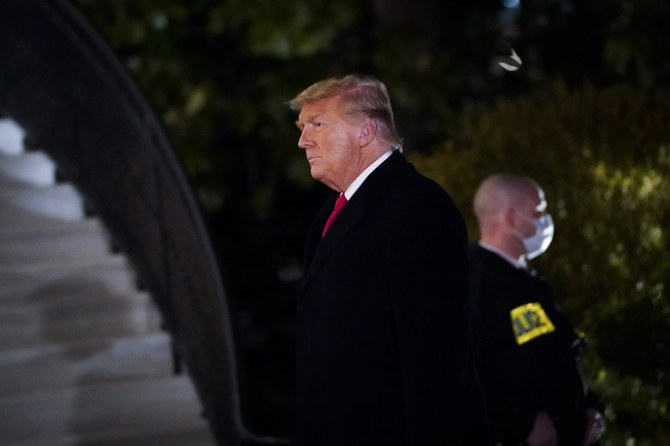 A bipartisan majority of lawmakers in the House of Representatives voted Wednesday to impeach Donald Trump seven days from the end of his term. (AFP)