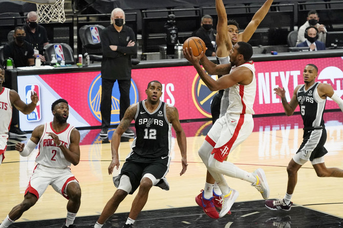 Rockets beat Spurs in first game since Harden trade
