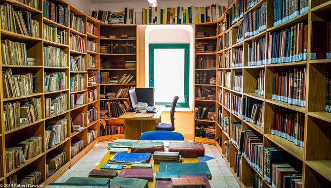 A restored Palestinian library in Jerusalem preserves heritage, encourages research