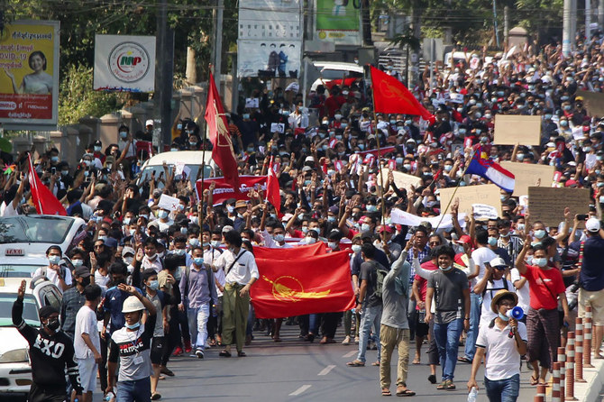 Tens of thousands rally in growing protests against Myanmar coup