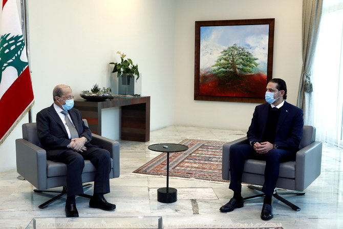 Hariri meets with Aoun in fresh government-forming bid