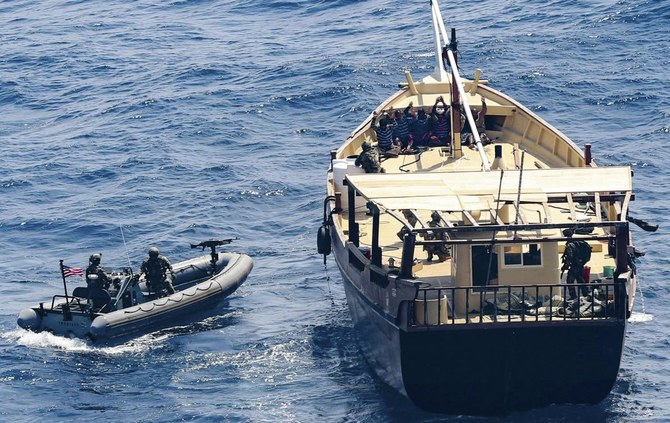 US Navy seizes large cache of smuggled weapons off Somalia