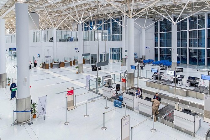 The new Arar airport was inaugurated by Prince Faisal bin Khalid bin Sultan, governor of Saudi Arabia’s Northern Borders Region, and Saudi Transport Minister Saleh bin Nasser Al-Jasser on Wednesday, Feb. 17, 2021. (SPA)