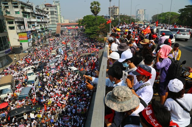 Myanmar anti-coup protests intensify in defiance of military junta warnings