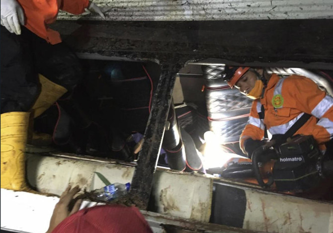 Indonesia bus plunge kills two dozen pilgrims