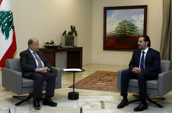 Lebanon President Aoun asks PM designate Hariri to form government or leave