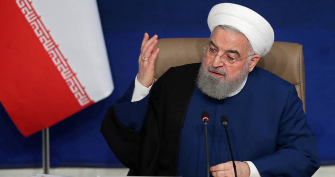 Election looming, Iran’s Rouhani says hardliners sabotage goal to lift sanctions