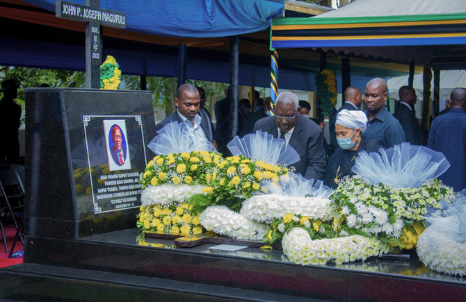 Tanzanian police say 45 died in stampede at Magufuli tribute