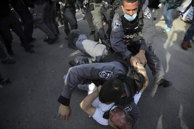 Video shows Israeli police beating lawmaker at protest