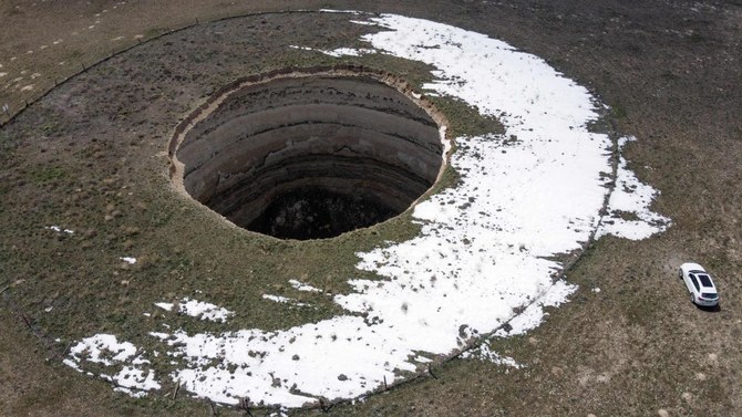 Bus-sized sinkholes appearing in Turkey threaten harvest