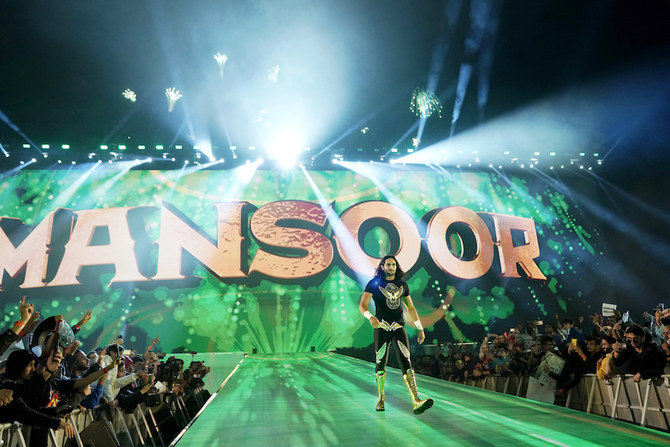 The elevation to RAW, one of WWE’s most high-profile and popular brands, represents a huge milestone in the career of Mansoor. (WWE)