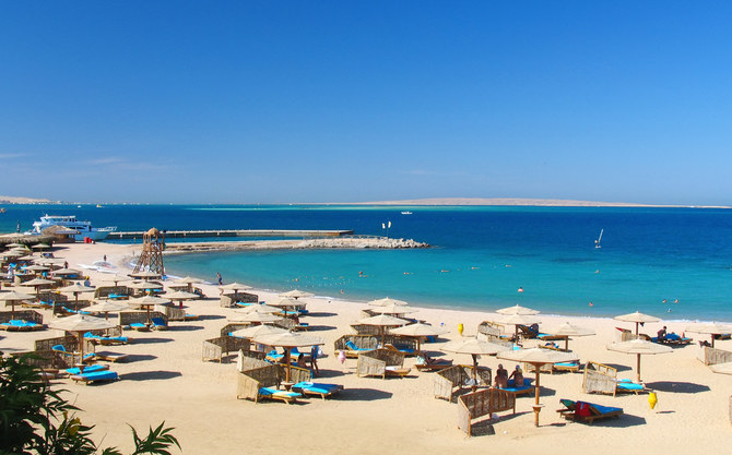 Reefs on a Red sea beach resort in Egypt, which is expecting a big tourism boost during 2021/2022. (Shutterstock/File Photo)