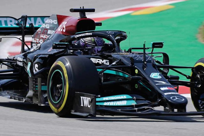 Hamilton tops  second practice in  Spanish Grand Prix