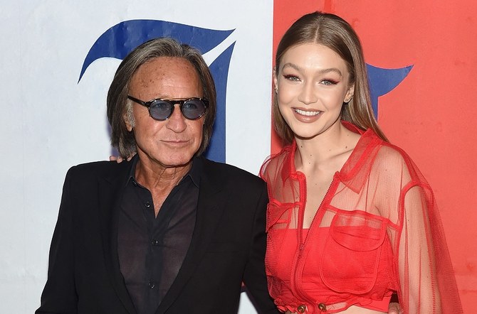Mohamed Hadid took part in the video. Here, he poses with daugher Gigi Hadid. (File/ AFP)