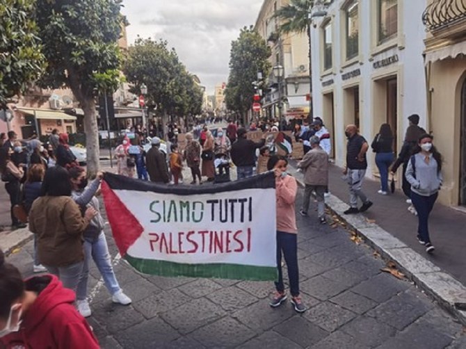 Pro-Palestinian protests held throughout Italy
