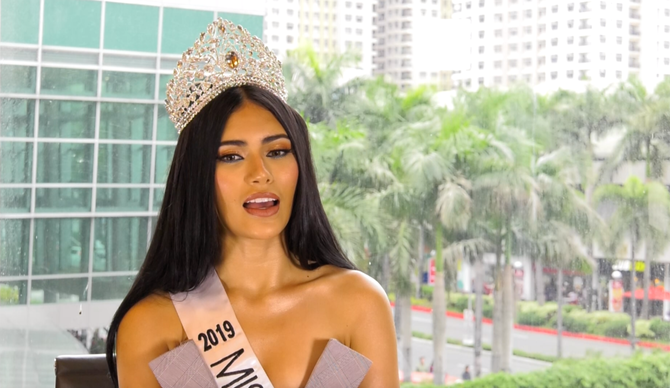 In peace prayer, Filipino-Palestinian beauty queen sends love to family in Gaza