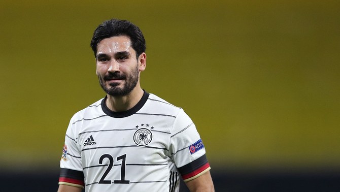 Having suffered disappointment with City in the Champions League final as they were beaten by Chelsea, Gundogan will hope for better fortune with his national team. (AFP/File Photo)