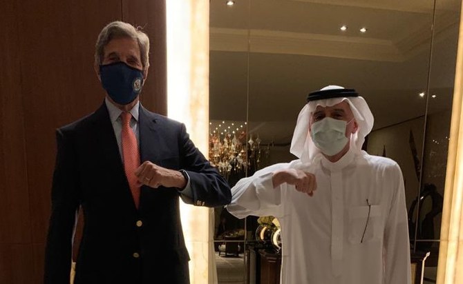 Saudi minister Jubeir meets US climate envoy John Kerry
