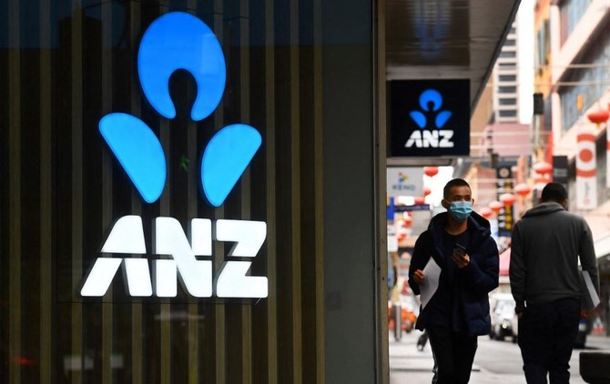 A message on the ANZ app told customers: 'Sorry, something went wrong. Please try again later. If you need help, give us a call anytime'. (File/AFP)