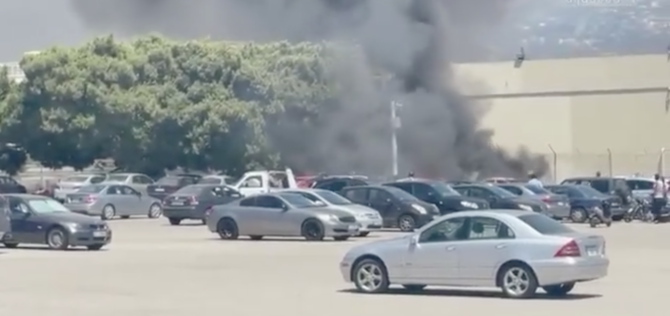 Cars erupt in flames in Beirut airport carpark, stockpiled petrol likely cause, local media report