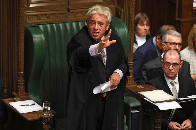 Former UK speaker Bercow denounces Johnson and defects to Labour