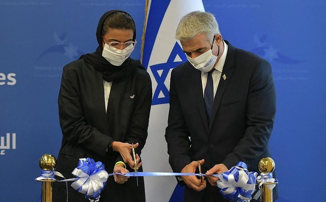 Lapid, on UAE trip, opens first Israeli embassy in Gulf