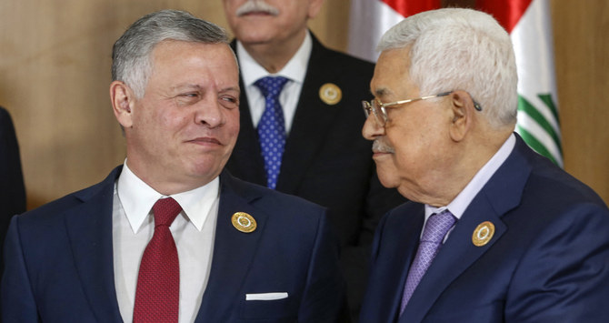 Jordan king in talks with Abbas ahead of Biden summit