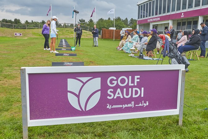 As part of Golf Saudi's continuous efforts to develop the game of golf, a clinic was organized for ten female golfers from The Muslim Golf Association (MGA). (Supplied)