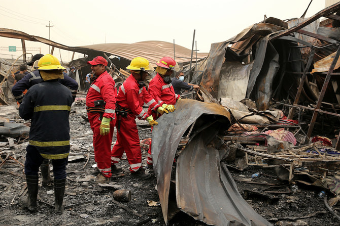 Saudi Arabia ‘deeply saddened’ after nearly 100 killed in Iraq COVID-19 hospital fire