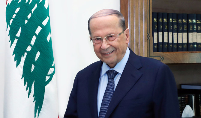 Lebanese president Michel Aoun. (AP file photo)