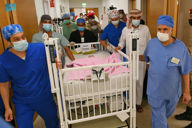 Operation to separate Yemeni child from parasitic twin in Saudi Arabia declared a success
