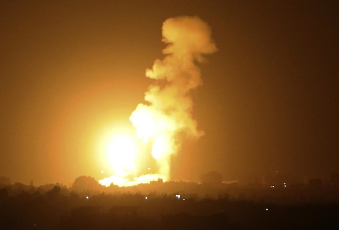 Israeli army says it launched strikes on Hamas site in Gaza