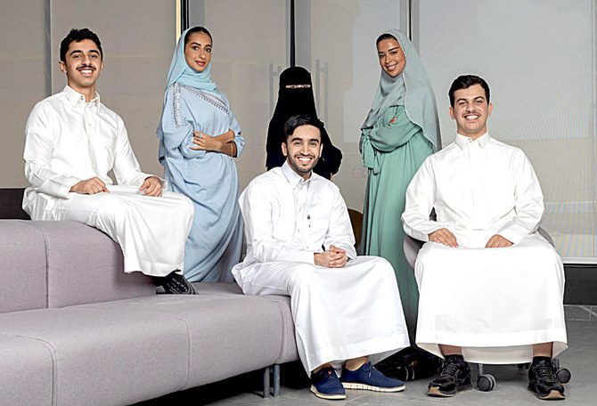 The team behind Scalers, including Mohammed Alsaeed and Faysal Alghethber. The company aims to bridge the gap between traditional education and job skills.