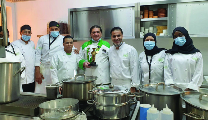 As well as developing Arab recipes for Saudi dairy products, Tawfiq Qadri has cooked up more than 3,000 different hot, cold, and pastry meals. (Supplied)