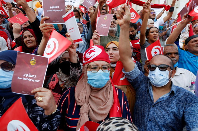 Tunisians protest against president’s power grab as opposition deepens
