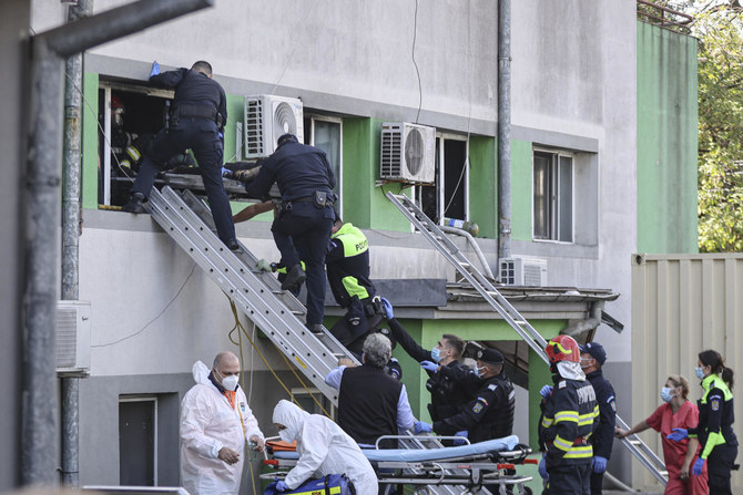 Fire at Romanian COVID-19 hospital kills seven people