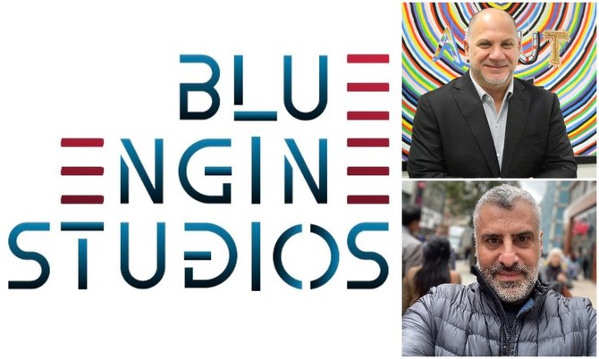 TV & media industry veterans Ziad Kebbi and Hani Ghorayeb come together to launch Blue Engine Studios in MENA. (Supplied)