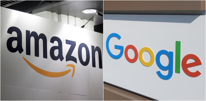 An open letter has been written by Google and Amazon employees calling on the two companies to pull out of Project Nimbus and ties with the Israeli military. (Reuters/File Photos)