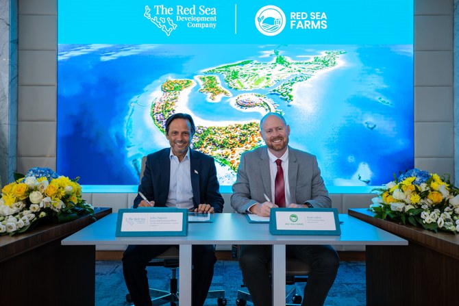 Saudi TRSDC signs deal with Red Sea Farms to supply sustainable food to its tourists 